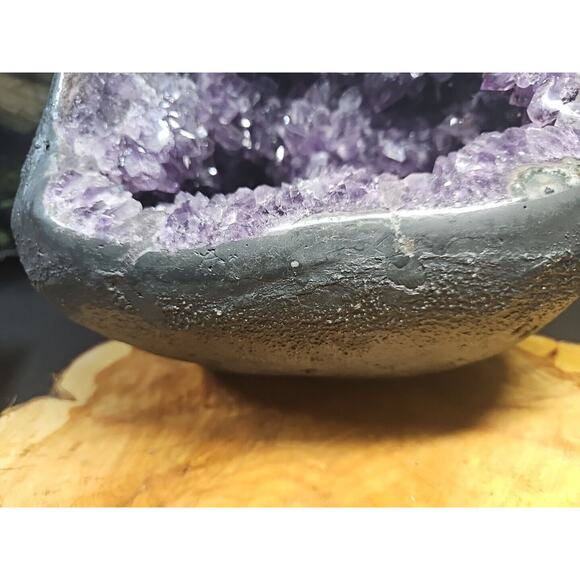 21.7LB Natural Amethyst geode quartz cluster crystal mineral specimen healing - Picture 7 of 12